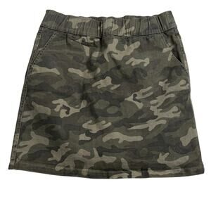 Boston Proper Camo Skort Womens Size 6 Camouflage Skirt Shorts Pockets